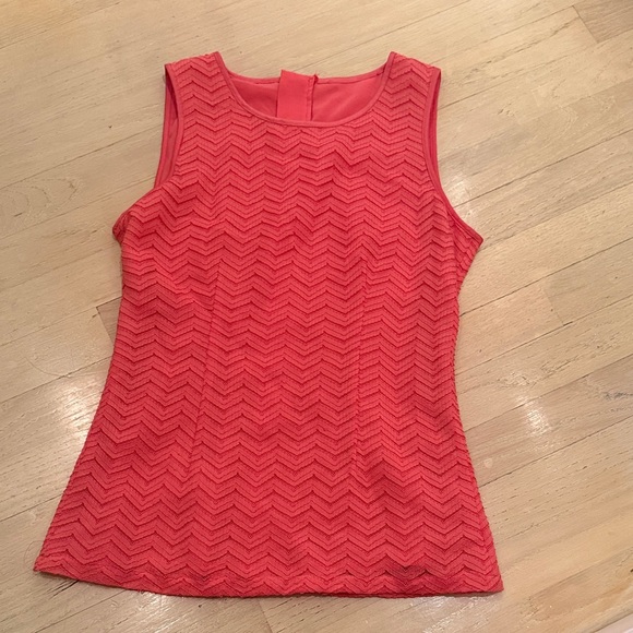 Banana Republic Tops - Banana Republic Coral Chevron Tank Top